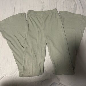 H&M Sage flare leggings